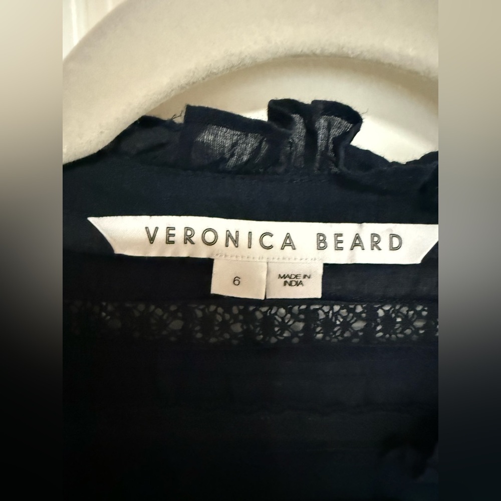 Veronica Beard - Satori Maxi Dress in Ink - Picture 5 of 10